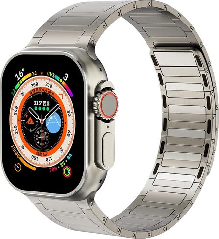 Magnetic Band Compatible with Apple Watch Bands 49mm 46mm 45mm 44mm 42mm for men Women Sport Business Stainless Steel Strap for iWatch Ultra 2 Ultra Series 10 9 SE 8 7 6 5 4 3 2 1 in Saudi Arabia