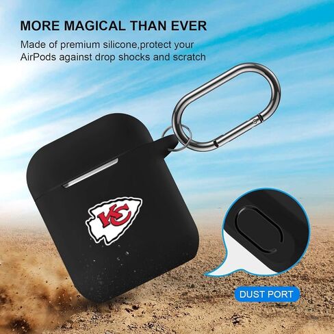 Compatible fit AirPods Pro/Pro2 Charging Case Cover,for Bengals Team Fans Tup Silicon Protective Case Cover with Keychain fit Men Women Gifts. in Saudi Arabia
