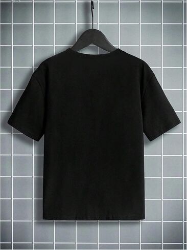 SweatyRocks Boy's Heart Graphic T Shirts Crewneck Short Sleeve Casual Tee Tops in Saudi Arabia