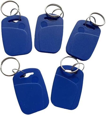 5pcs التردد المزدوج RFID keyfob t5577 125khz و 13.56MHz الكل في سلسلة المفاتيح المركب uid rewrinta keyfob ble تستخدم لنسخ/clote مفتاح/بطاقات (أزرق) in Kuwait