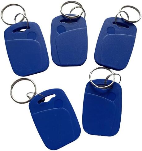 5pcs التردد المزدوج RFID keyfob t5577 125khz و 13.56MHz الكل في سلسلة المفاتيح المركب uid rewrinta keyfob ble تستخدم لنسخ/clote مفتاح/بطاقات (أزرق) in Kuwait