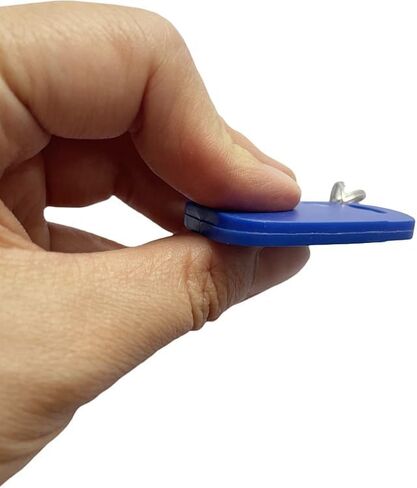 5pcs التردد المزدوج RFID keyfob t5577 125khz و 13.56MHz الكل في سلسلة المفاتيح المركب uid rewrinta keyfob ble تستخدم لنسخ/clote مفتاح/بطاقات (أزرق) in Kuwait