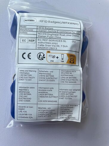 5pcs التردد المزدوج RFID keyfob t5577 125khz و 13.56MHz الكل في سلسلة المفاتيح المركب uid rewrinta keyfob ble تستخدم لنسخ/clote مفتاح/بطاقات (أزرق) in Kuwait