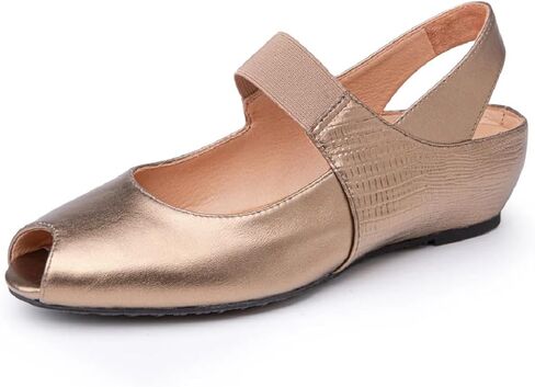 Women's Paula Peep Toe Slingback Platform Wedge Heeled Shoe, Black Nubuck/Plonge Leather, EU 41 (US 10-10.5) in Saudi Arabia