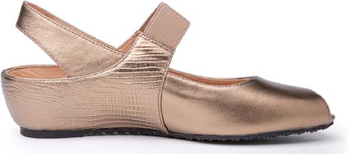 Women's Paula Peep Toe Slingback Platform Wedge Heeled Shoe, Black Nubuck/Plonge Leather, EU 41 (US 10-10.5) in Saudi Arabia