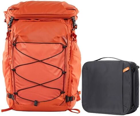 PGYTECH OnePro Flex Backpack 40L+Camera Insert Bag M, Fits DSLR/SLR/Mirrorless Cameras/Lenses and Other Gear, Lightweight Outdoor Hiking Bundle for Photography, Travel Bag with Laptop Compartment in Saudi Arabia
