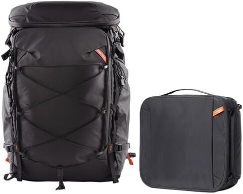 PGYTECH OnePro Flex Backpack 40L+Camera Insert Bag M, Fits DSLR/SLR/Mirrorless Cameras/Lenses and Other Gear, Lightweight Outdoor Hiking Bundle for Photography, Travel Bag with Laptop Compartment in Saudi Arabia