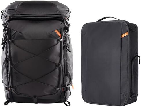 PGYTECH OnePro Flex Backpack 40L+Camera Insert Bag M, Fits DSLR/SLR/Mirrorless Cameras/Lenses and Other Gear, Lightweight Outdoor Hiking Bundle for Photography, Travel Bag with Laptop Compartment in Saudi Arabia