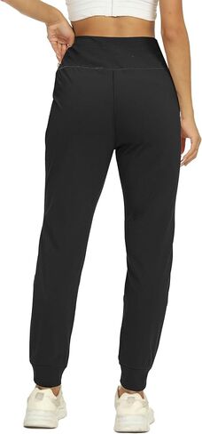 BUAUTY Women's Fleece Lined Joggers Water Resistant Winter Thermal Ski Hiking Running Pants in Saudi Arabia