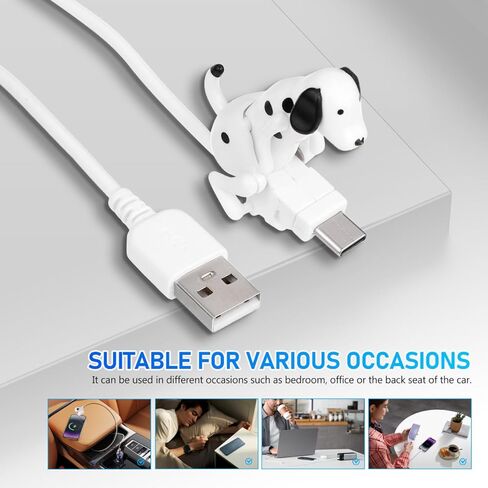 Sosoport USB to USB C Data Cable Humping Dog Charger Data Cables Type-C Cable Phone Charger for Type-C in Saudi Arabia