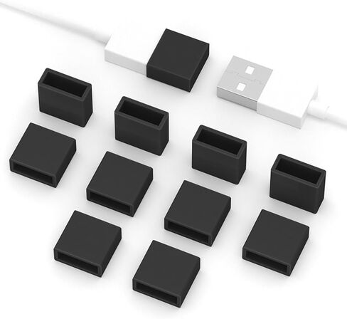 10PCS USB Port Protective Cover,USB A Male Anti Dust Plug Stopper Cap Cover Protector Lids USB Interface Protector for USB Male Ports (Red) in Kuwait