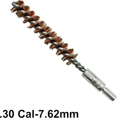 5 PCS Bore Bore Brunze 12ga .17cal .22cal 9mm Bore Cleaning Brush for Pistol Rifle Cleaning Kit Thread 5-40 8-32 5/16-27 (5 PCS .27 Cal 7mm) in Kuwait