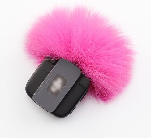 LEFXMOPHY Windscreen for DJI MIC MINI (2024) Wireless Microphone Hot Pink Furry Wind Muff Deadcat Cover (Not for Dji Mic 1 and 2), 2-Pack in Kuwait