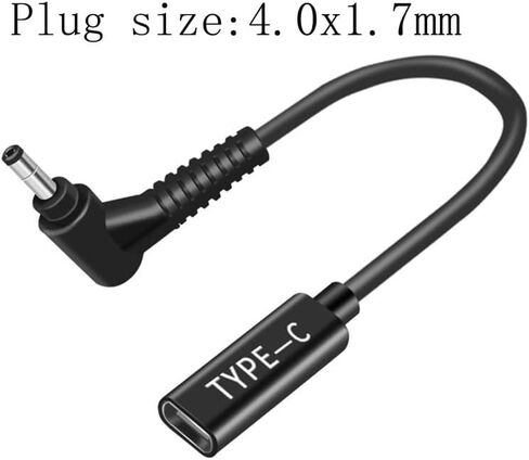 5.5 x 1.7 mm USB C to DC Connector, 19V DC Adapter Made for Acer Laptop Series in Kuwait