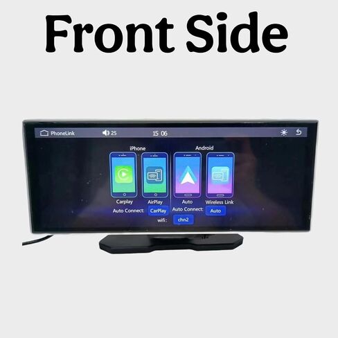شاشة لاسلكية محمولة 11.26 بوصة FHD للسيارة Apple Carplay 4K Dash Cam ، شاشة Android Auto مع كاميرا اندفاعة ، كاميرا احتياطية in Saudi Arabia