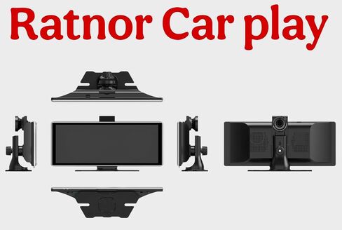 شاشة لاسلكية محمولة 11.26 بوصة FHD للسيارة Apple Carplay 4K Dash Cam ، شاشة Android Auto مع كاميرا اندفاعة ، كاميرا احتياطية in Saudi Arabia