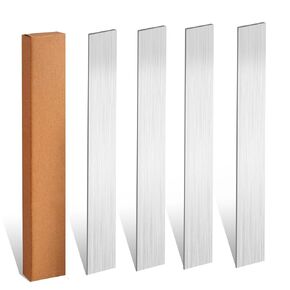 12Pack 2x12in Metal Shims Stock Metal Strips 304 Stainless Steel Sheet Metal 20ga Decorative Trim Kit