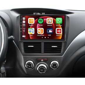 UNITOPSCI 2G+64G 9 Inch Android Car Stereo Radio for Subaru Forester WRX Impreza 2008-2012 Apple CarPlay Android Auto GPS Navigation Mirror Link Bluetooth HD Touchscreen FM Radio with Backup Camera