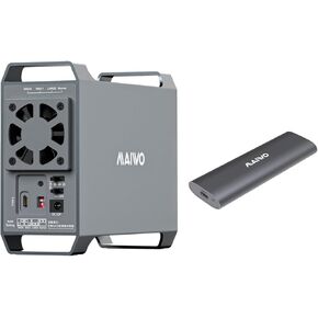 Dual Bay Raid SATA Enclosure-M.2 Enclosure