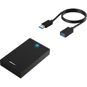 SABRENT USB 3.0 Tool-Free Enclosure + 22AWG 3 Feet USB 3.0 Extension Cable