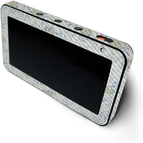MightySkins Carbon Fiber Skin for Amazon Echo Show 5 (Gen 1 & Gen 2) - Midnight Blossom | Durable Textured Carbon Fiber Finish | Easy to Apply and Change Style | Made in The USA