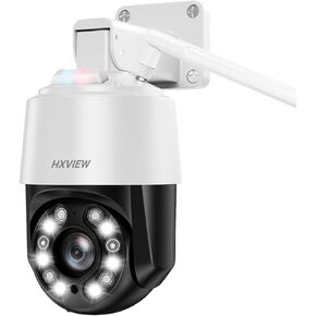 PTZ Security Camera Outdoor with 20X Optical Zoom, 4K 8MP WiFi Security Camera with 800FT IR Night Vision, Wireless RTSP IP Camera with Auto Tracking, 355° Pan & 90° Tilt, Person/Vehicle/Pet Detection