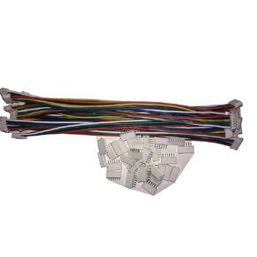 10 Sets JST ZH 1.5MM 6 Pin Female & Female Double Connector with Flat Cable 150MM PIN 1 to PIN 1