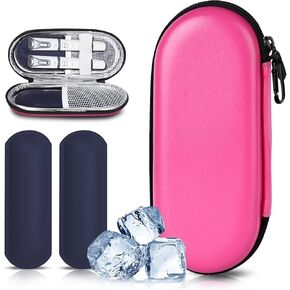 حقيبة سفر مبردة للانسولين من موسلا مع عبوتين ثلج لقلم الانسولين، حقيبة تبريد طبية محمولة لمرضى السكري ومستلزمات مرضى السكري الاخرى in Kuwait