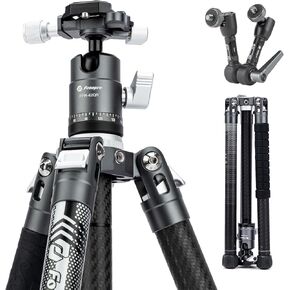 Fotopro Carbon Fiber Travel Tripod Bundle with Magic Arm