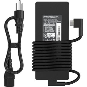 230W Laptop Charger for Razer Blade 14 15 17 Razer Blade Pro 17/4K,19.5V/ 11.8A AC Adapter for Razer Blade RZ09 Series RTX4060 RTX4070 RTX3070 RTX3060 RTX3080 Gaming Laptop Power Cord (3-Prong)