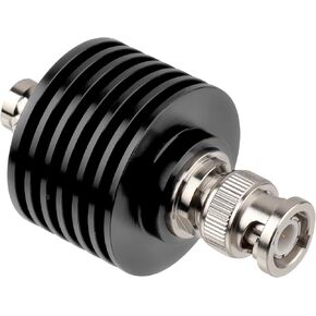 XRDS -RF BNC Male to BNC Female Coaxial RF Attenuator 10W 15dB, 50 Ohm Attenuator, 10W BNC Male to Female Connector, High-Power RF Coaxial Attenuator for Signal Reduction, Testing & Telecommunications
