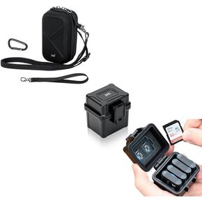 JJC TG-7 TG-6 TG-5 GR III GR IIIx HDF Battery Case + Hard Shell Camera Travel Case