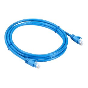 Cat 6 Ethernet Cable - 10ft, Cat 6 Cable, Cat6 Cord, Ethernet Cord, 10Gbps Snagless, Blue