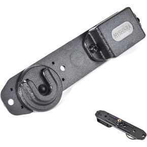 Walkie-Talkie CB Microphone Adapter 1/4" Standard Screw Mount Holder Clamp, Universal Radio Bracket Clip Attachment for BaoFeng Kenwood Yaesu Midland Motorola Quansheng HT Mobile Mic