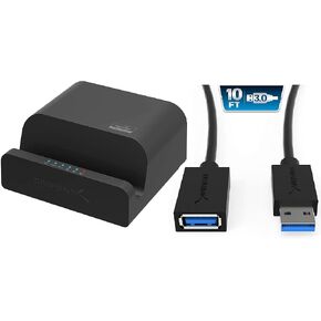 Sabrent Universal Laptop Docking Station + 22AWG 10 Feet USB 3.0 Extension Cable