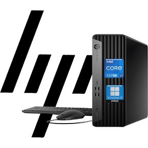 HP Elite 600 G9 SFF Business Desktop Computer, Latest 16-core Intel Core i7-13700 Processor, 32GB DDR5, 1TB PCIe SSD, Support Triple 4K Display, USB-C, HDMI, RJ-45, Wi-Fi, Wired KB&Mouse, Win11 Pro