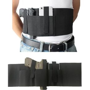 Belly Band Holster, Pistol Holster Belt Holster Waist Concealed Carry Elastic Tactical Belly Band