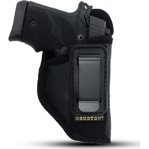 IWB Tuckable Gun Holster for Men Concealed Carry Glock 43 & 42, SIG P365, KAHR PM 45, MAKAROV, KELTEC PF9 / P11 - Gun Holster for Women/Men - Concealed Holsters by Houston (Right)