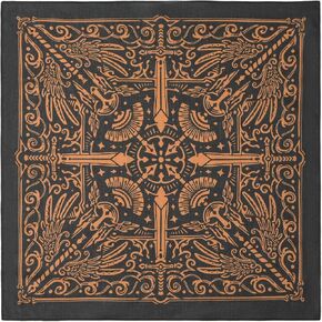 22"x22" Vintage Eagle Cotton Bandana Multi-Purpose Headbands