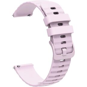 FanTEK Compatible with 18mm 20mm 22mm Watch Bands Quick Release Replacement Wristband, Silicone Sport Bands for Men Women