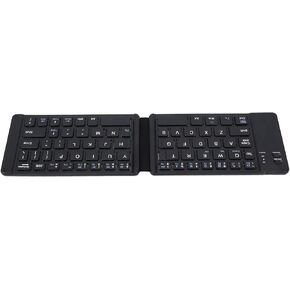 Hilitand Foldable Bluetooth Keyboard,Ultra-Slim Silent 120mAh Rechargeable Compact Ergonomic Mini Laptop/Computer/Phone Typewriter,for for iOS for Android for