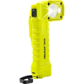 Pelican 3415M مصباح يدوي LED الأيمن - يأتي مع مقطع مغناطيسي (أصفر)