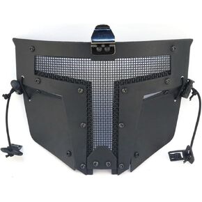Airsoft Full Face Mask Tactical SPT Mesh Mask Fit for Fast Helmet Duty Face Protection