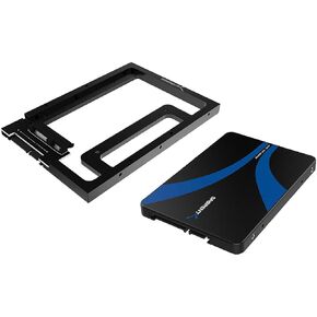 سابرنت 2.5 "محرك تصاعد SSD & SATA إلى سطح المكتب 3.5" محول خليج SATA KIT+ MSATA إلى 2.5 بوصة SATA III محول العلبة الألمنيوم