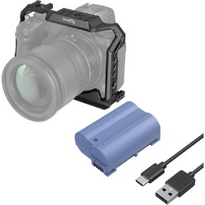 Bundle: SmallRig Cage for Nikon Z5, Z6, Z6II, Z7, Z7II and SmallRig EN-EL15C Camera Battery