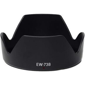 Camera Lens Hood Compatible for EF-S 17-85mm f/4-5.6 is USM Lens, EF-S 18-135mm f/3.5-5.6 is Lens, (Replace EW-73B)