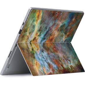 MightySkins Glossy Glitter Skin Compatible with Microsoft Surface Pro 8 - Space Cloud | Protective Durable High-Gloss Glitter Finish | Easy to Apply, Remove, and Change Styles | Made in The USA