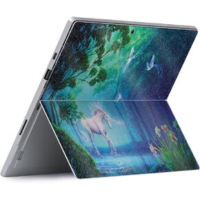 MightySkins Glossy Glitter Skin Compatible with Microsoft Surface Pro 8 - Unicorn Fantasy | Protective, Durable High-Gloss Glitter Finish | Easy to Apply and Change Styles | Made in The USA