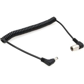 DC2.5 to Right Angle Hirose 4 Pin Male Power Cable for Sound Devices 633/644/688 Zoom F8 Blackmagic Cinema