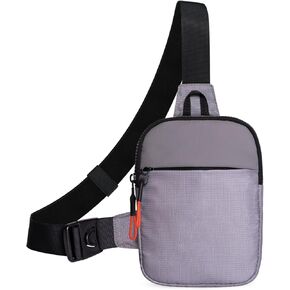 MJNUONE Mini Sling Bag for Men Outdoor Lightweight Small Crossbody Bag Women Casual Daily Bag Waterproof Phone Chest Bag for Traveling
